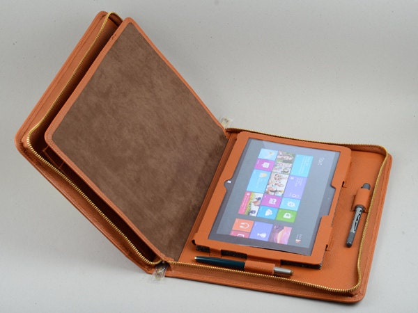 leather letter size portfolio Professional Microsoft Carrying Surface Leather Portfolio Pro