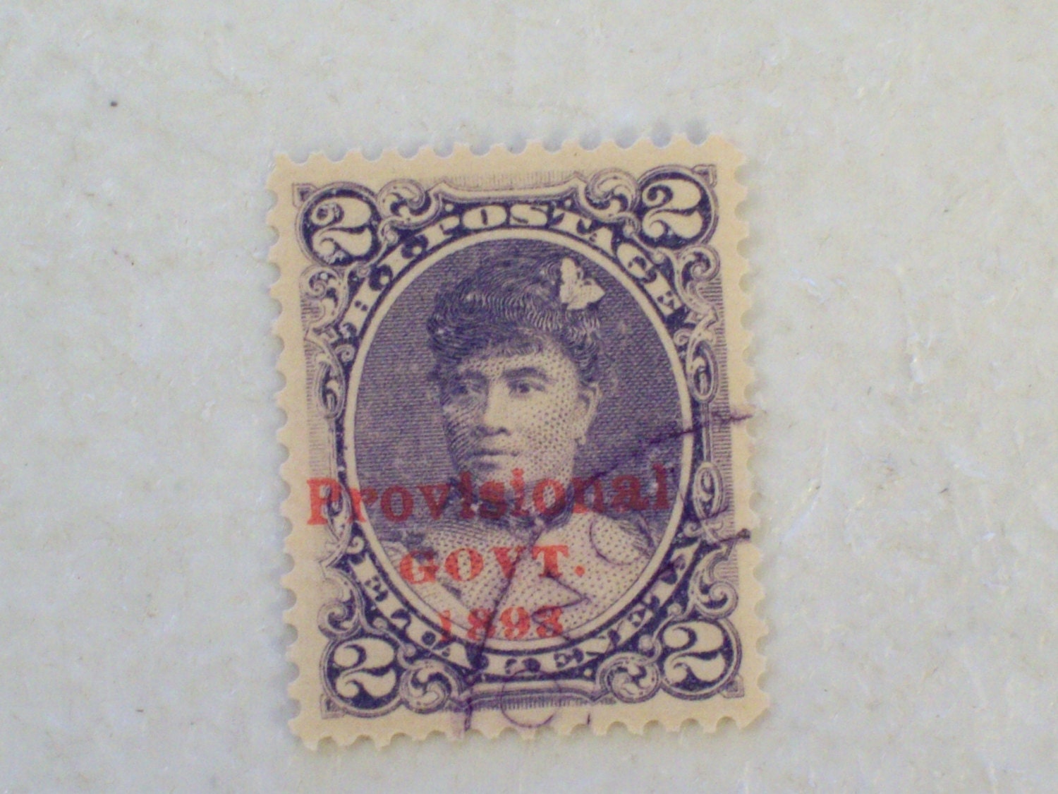 1893 Hawaii Postage Stamp Scott 57 Hawaii Provisional Govt