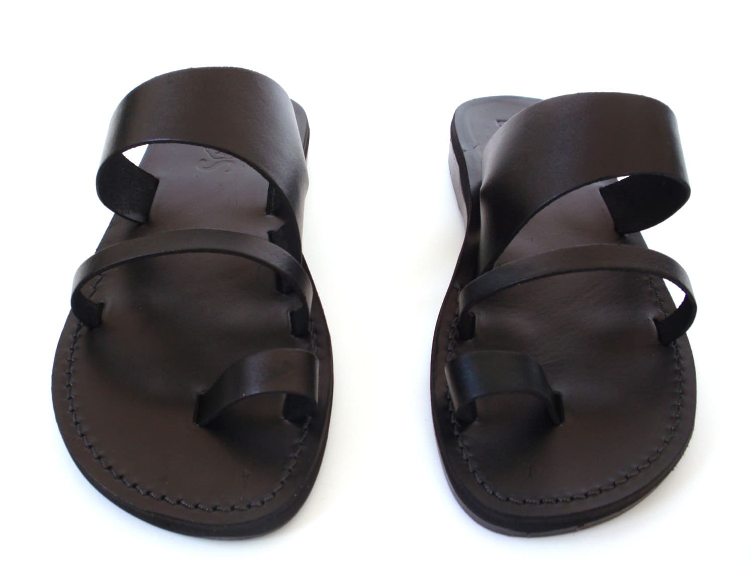 SALE New Leather Sandals TRIPLE Men's Shoes by Sandalimshop