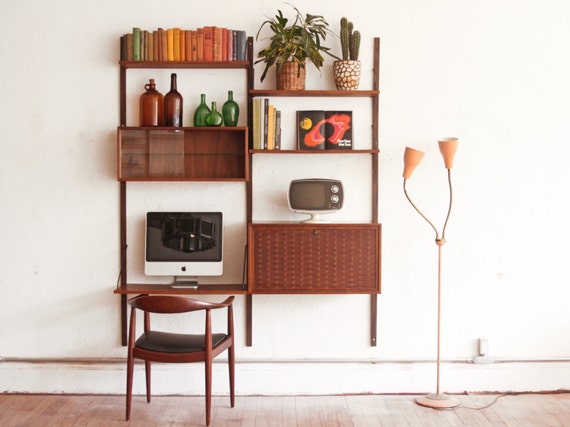 Cado Wall Unit Danish Mid Century Modular by OtherTimesVintage