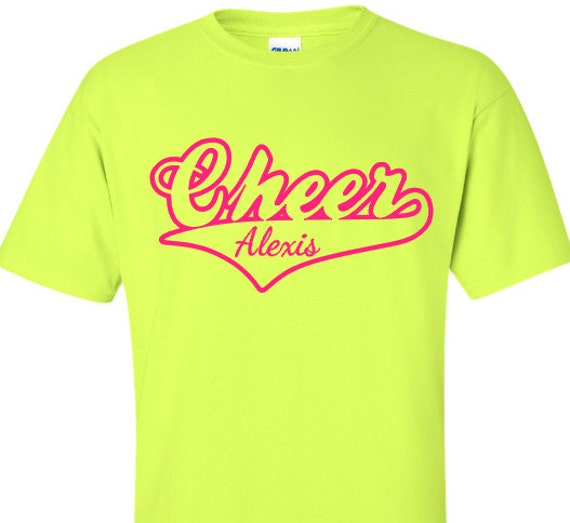 Items Similar To Personalized Cheer Shirt Megaphone Cheerleader Shirt