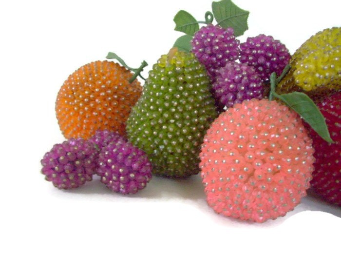 Vintage Beaded Fruit 111