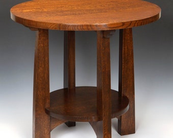 American Arts And Crafts Tabouret Table