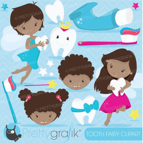 Tooth fairy clipart commercial use, vector graphics, digital clip art, digital images - CL680 Il_570xn