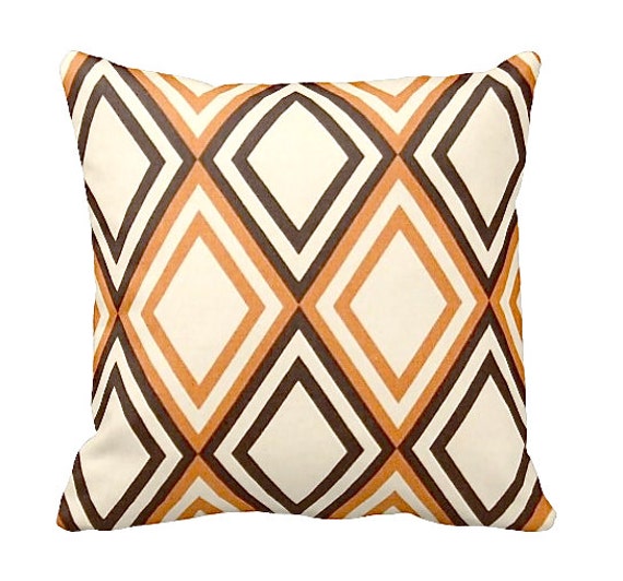SALE 20 OFF 18X18 Decorative Pillow Covers Orange Pillow