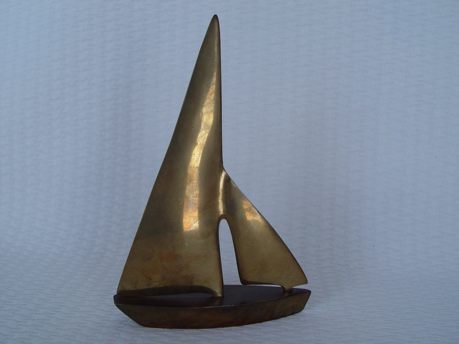 solid brass sailboat