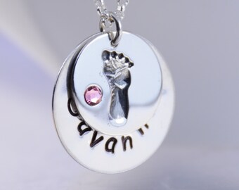New mother necklace, New mom necklace, Baby necklace