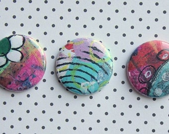 3 badges 1 "Mixed Media (Scrapisa design)