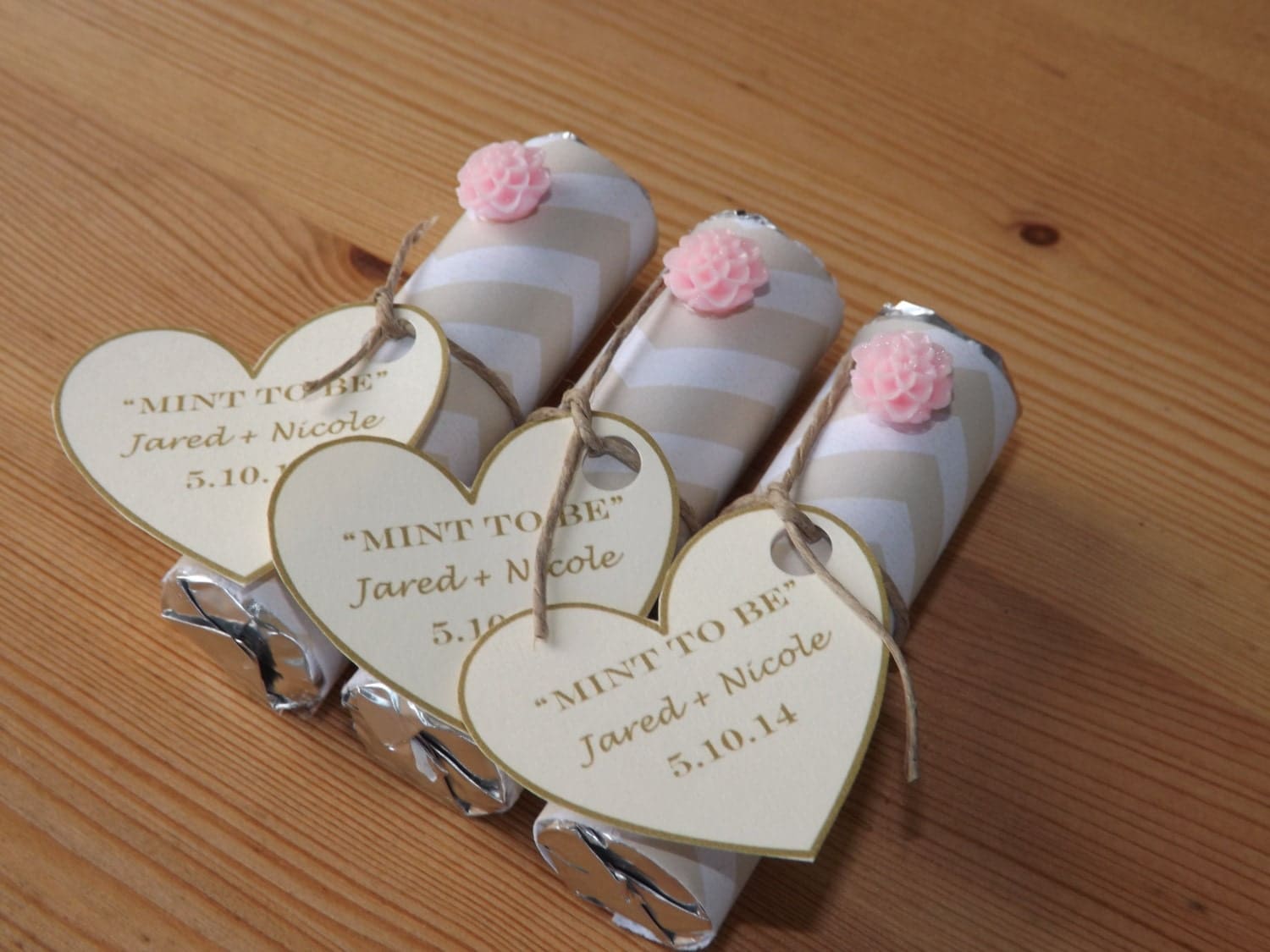Mint to be Favors Wedding Bridal Shower Favors Personalized