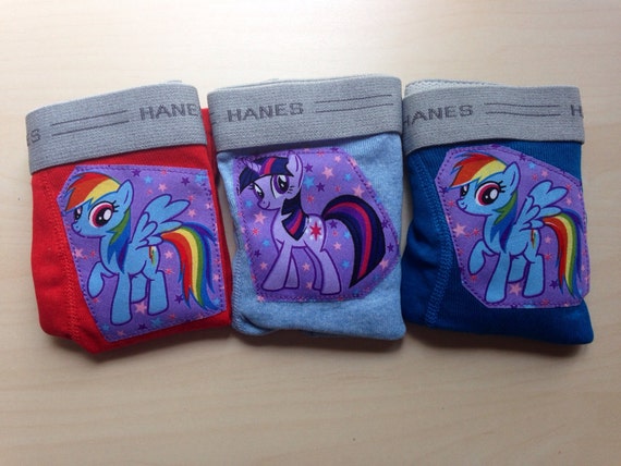 Items similar to 3 pairs of My Little Pony boxer briefs 