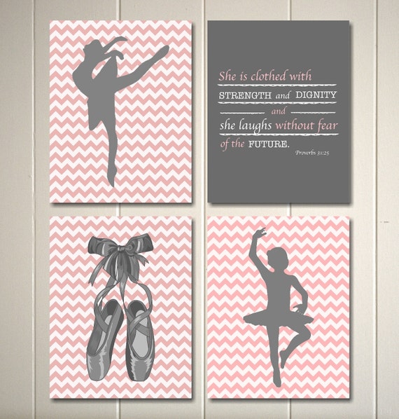 Baby girl nursery art ballerina nursery inspirational