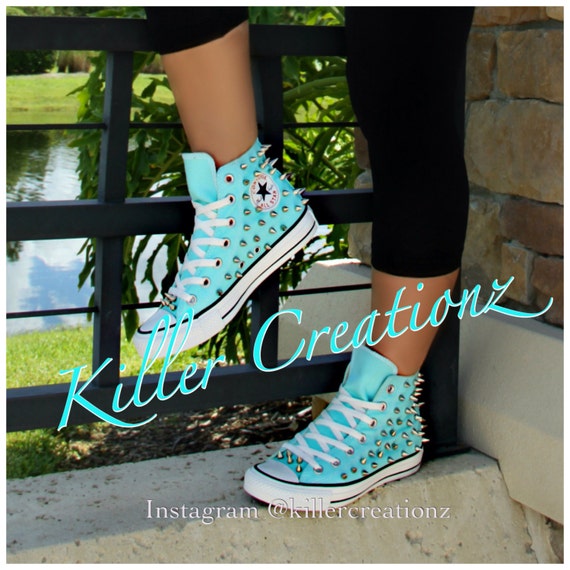 converse aqua high tops
