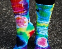 Popular items for tie dye nike socks on Etsy