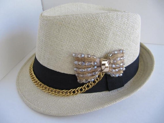 Fedora Hat Fedora Bling Hat Womens Hat Bling by  