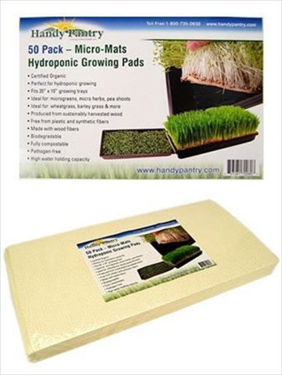 MicroMats Hydroponic Growing Mats Biodegradable Plant Grow