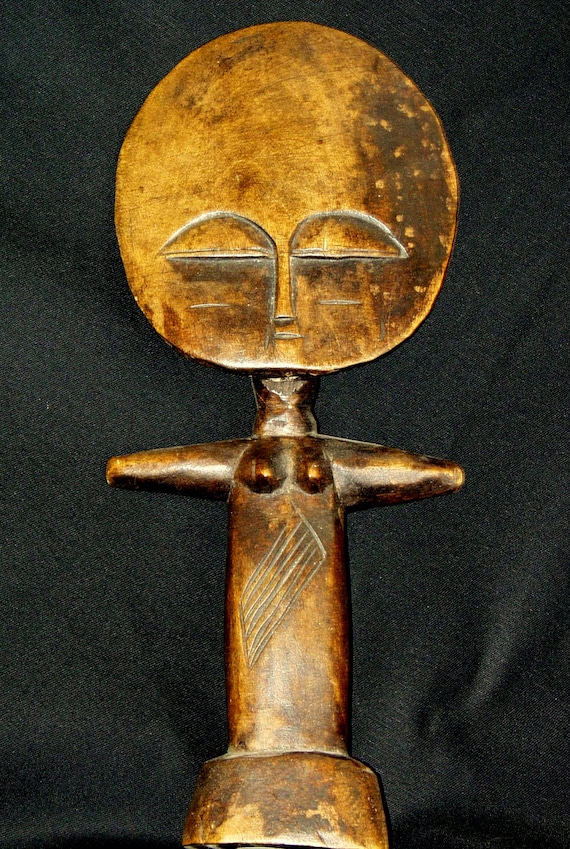 Akuaba Doll African Fertility Sculpture Ashante Asante by Ato55mic