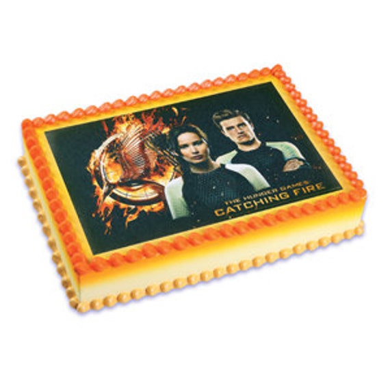 Hunger Games Catching Fire Edible Image Cake Topper Il_570xn