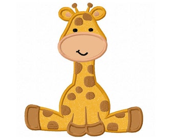 Giraffe baby Applique Machine Embroidery Design NO:0162