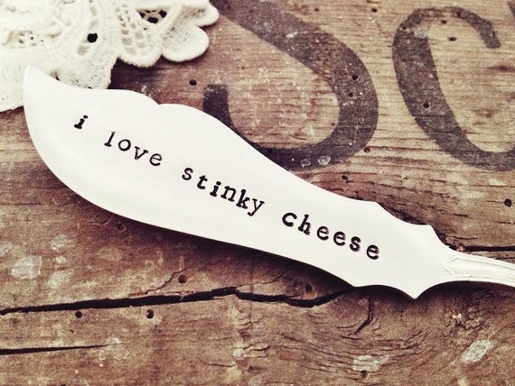 Vintage cheese Knife. Stinky knife Cheese Hand stinky Vintage Love Cheese. Stamped uk Vintage cheese Knife. Stinky knife Cheese Hand stinky Vintage Love Cheese. Stamped uk