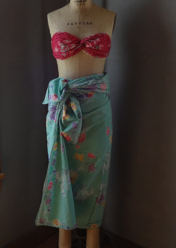 Vintage Java Wrap Indonesian Cotton by MyBonnyMonAbri on Etsy