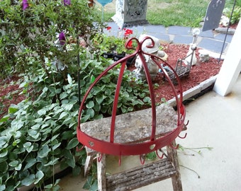 Popular items for iron pot rack on Etsy