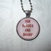 House Bolton "Our Blades Are Sharp" house words pendant necklace - Game of Thrones inspired - Song of Ice and Fire, quote, simple, Dreadfort