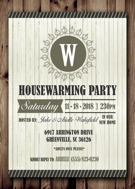 Housewarming Printable Invitations Free 2