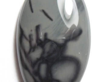 Beautiful spiderweb obsidian cab (E0974)