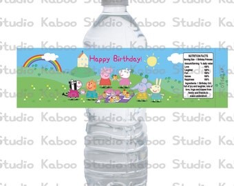 Popular items for peppa pig water on Etsy