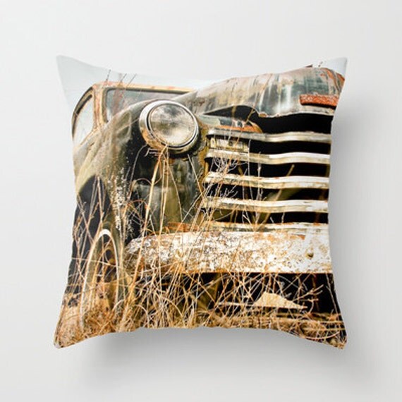 Throw Pillow Old Chevy Truck Vintage Chevrolet Truck