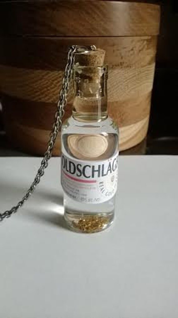 Liquor Bottle inspired Necklace by EmeraldProphecy on Etsy