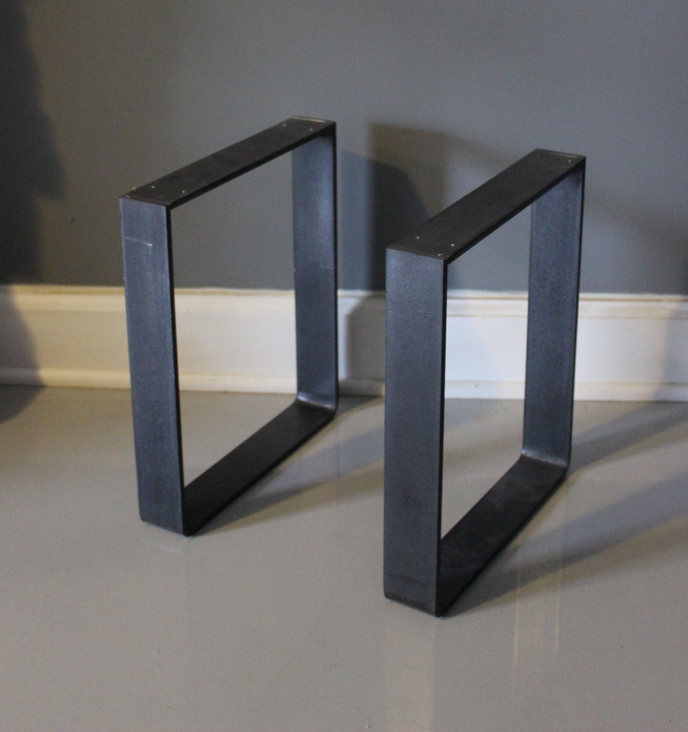 FREE SHIPPING Metal Leg Bench Leg Table Leg Steel Leg by DendroCo