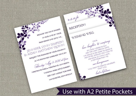 A2 Invitation Template 10