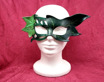 Handmade Leather Ivy Mask
