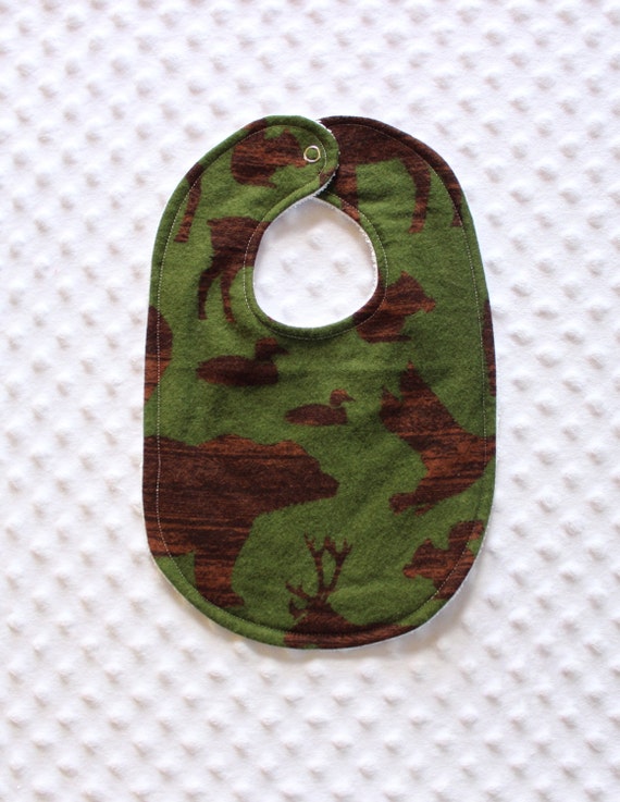 Baby Boy Bib // Hunting Bib // Animal Bib // by ChunkyLoveBoutique