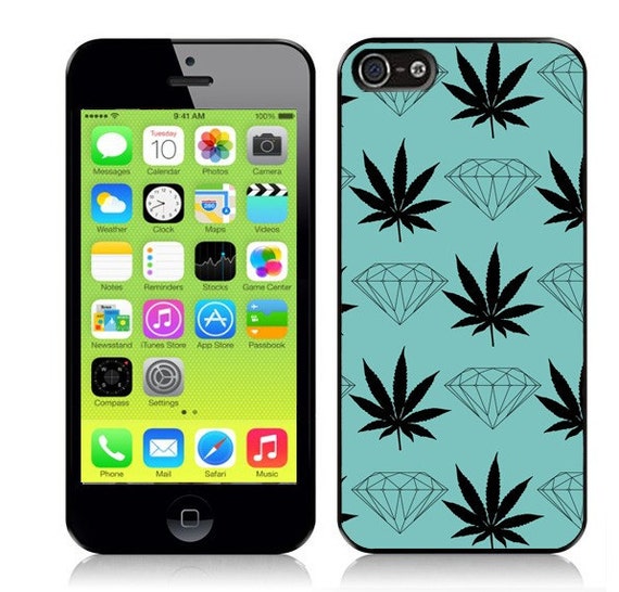 Diamond Supply Co x Huf Plantlife iPhone 4/4s & 5 Case