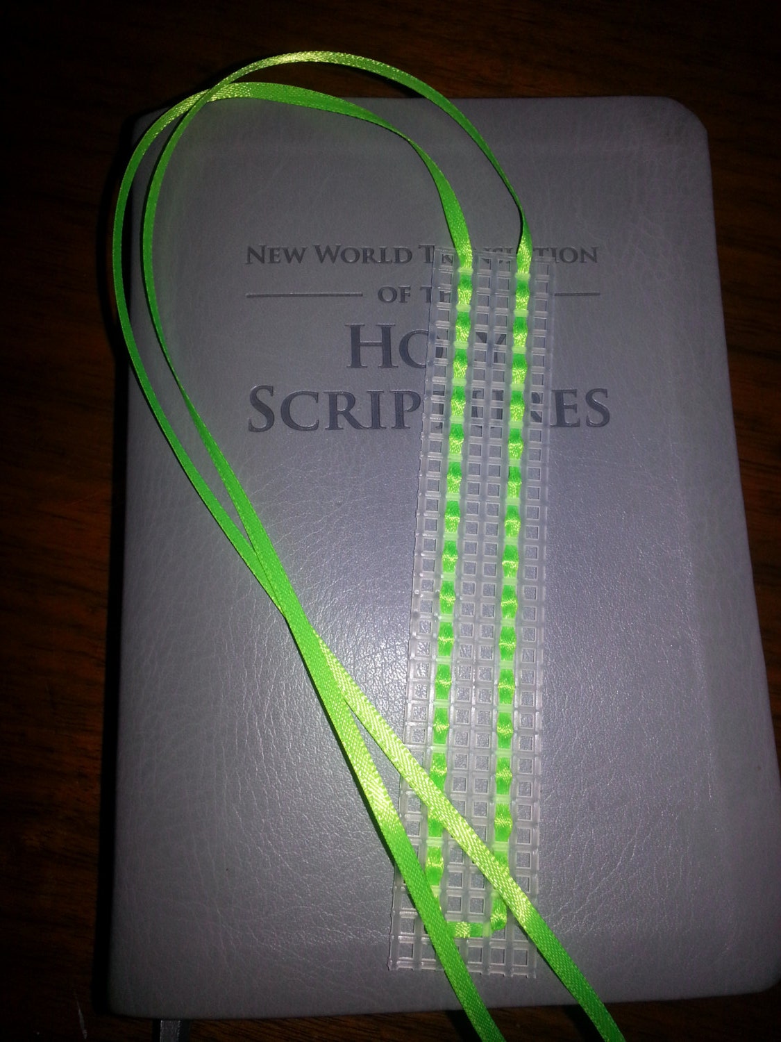 Bible book mark with extra ribbons for the by LittleKnitsByLisa