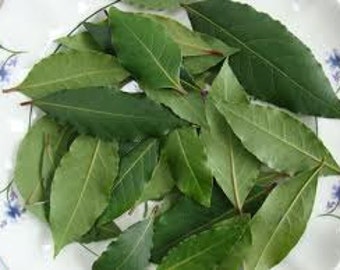 Mediterranean Organic dried whole BAY LEAFS-Laurus nobilis,Laurel leaf 1 oz(30 gr)