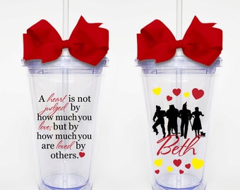Wizard of Oz Quote- Acrylic Tumbler Personalized Cup