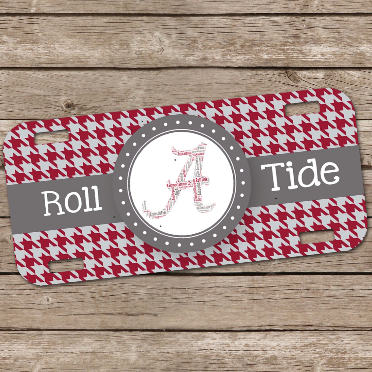 Personalized License Plate Car Tag Alabama Roll Tide