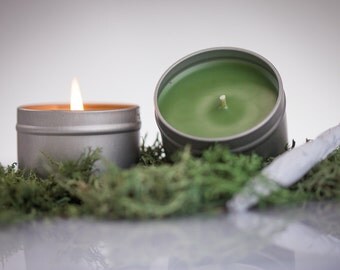 Marijuana-Weed scented natural soy candle. The cannabis, green-colored scented soy candle perfect for parties has actual marijuana scent.