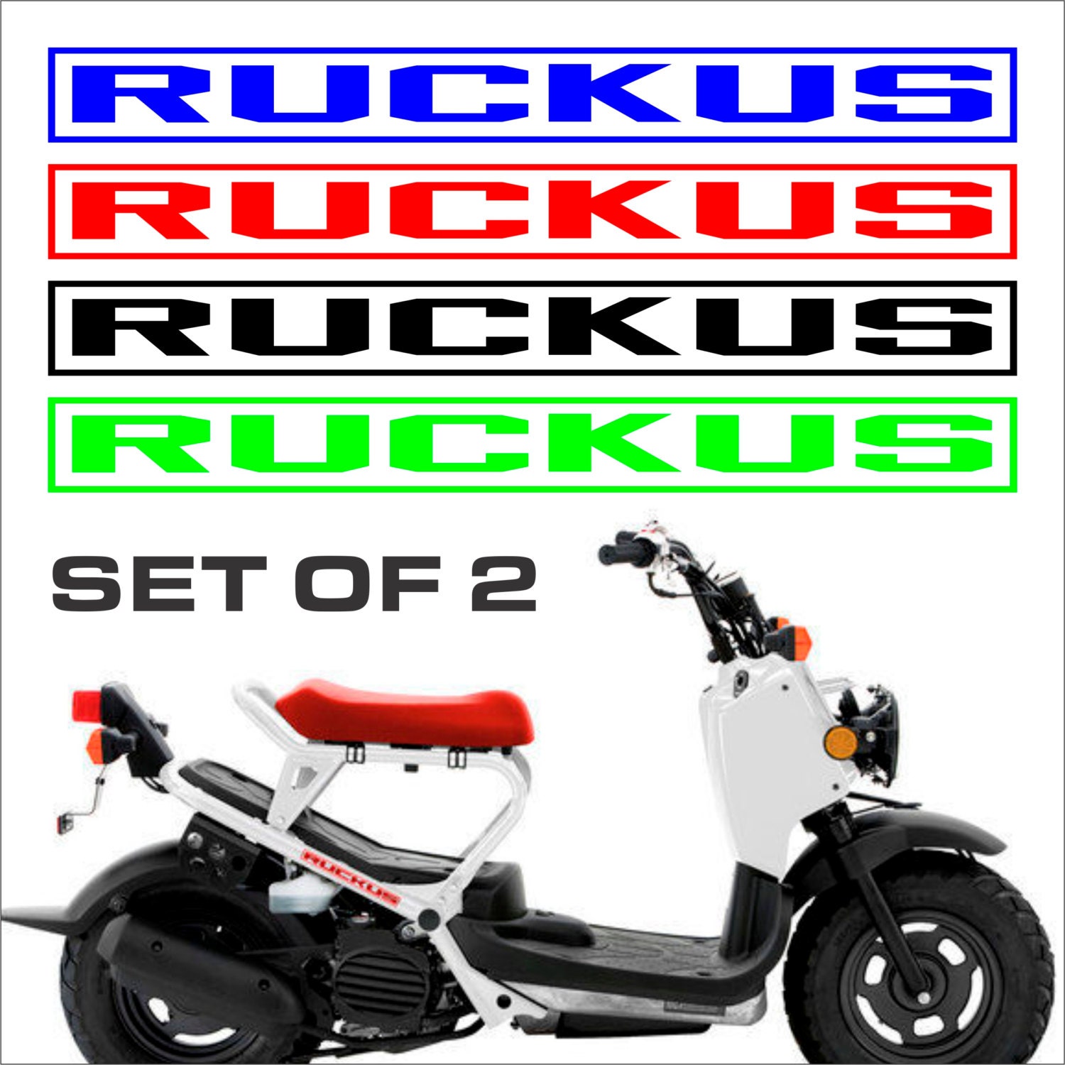 Honda ruckus stickers #4