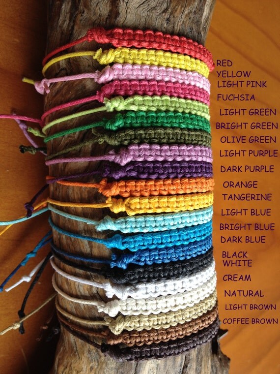 Teens Party Bag 20 Friendship Bracelets plus by PurpleowlProducts