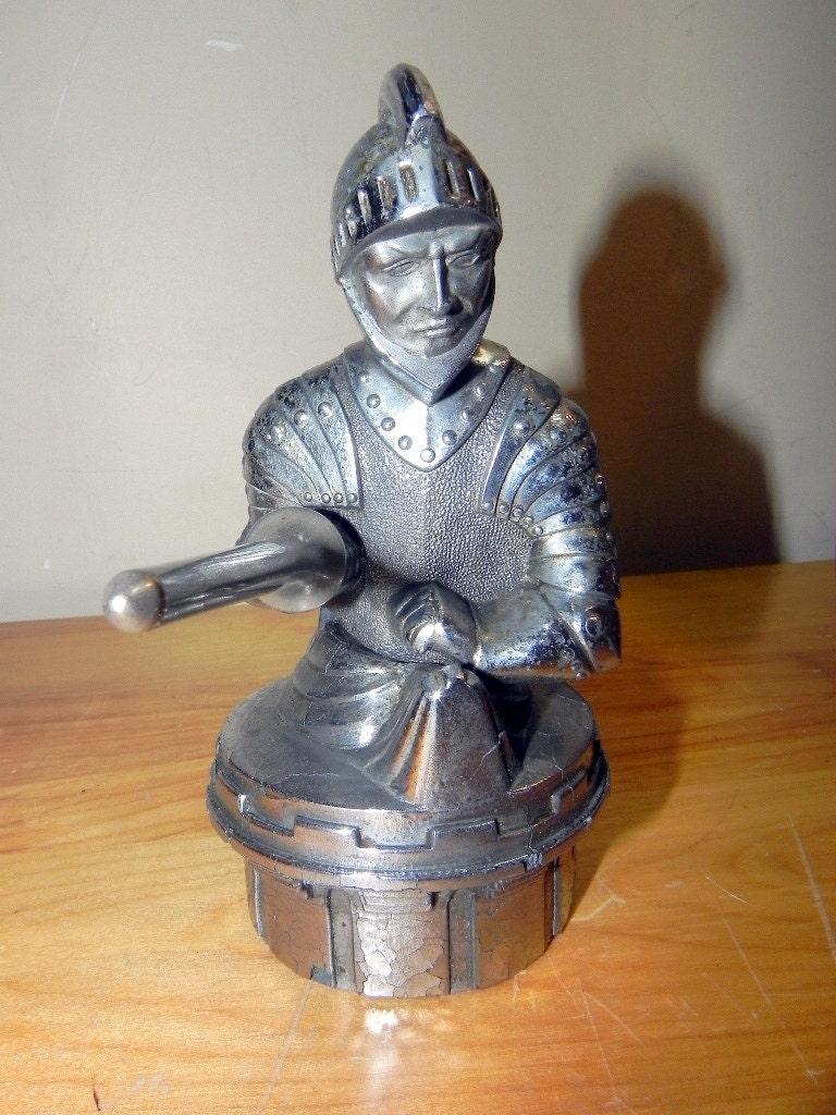 Rare antique 1927 Willys knight hood ornament by starrhop on Etsy