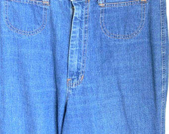 Vintage 1970s Bell Bottoms Jeans/ Dazed and Confused 70s Bell Bottoms ...