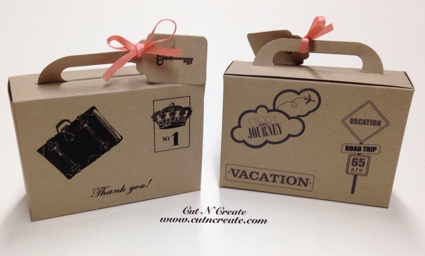 Suitcase Favor Boxes Suitcase Boxes Suitcase Favors