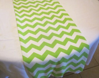 Runner,  Bridal table dding, Lime Chevron Table Shower Green We runner etsy Shower,  green  Baby