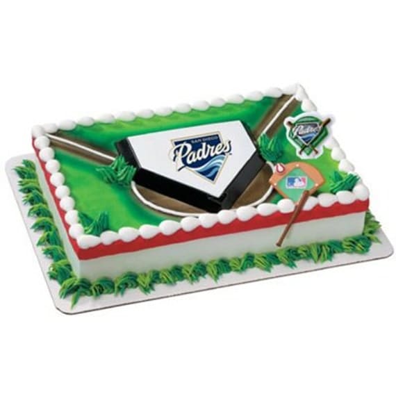 Items Similar To MLB San Diego Padres Cake Topper Kit
