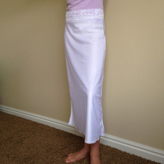 Items similar to Girls Maxi length half slip made of 100 nylon tricot