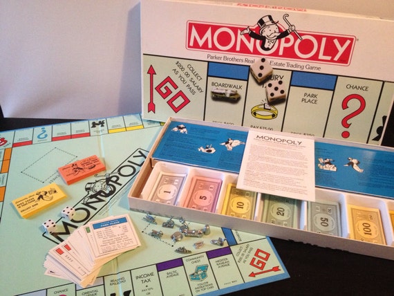 Monopoly by Parker Brothers 1994 Vintage 1990s by RedStarArts